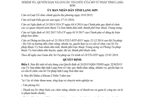 Quyết định 07/2018/QĐ-UBND sửa đổi Quyết định 26/2015/QĐ-UBND Lạng Sơn