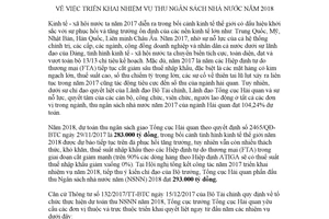 Chỉ thị 555/CT-TCHQ 2018 triển khai nhiệm vụ thu ngân sách nhà nước