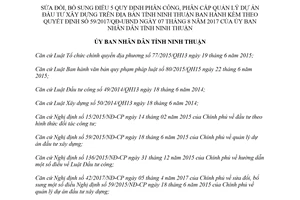 Quyết định 01/2018/QĐ-UBND sửa đổi Quyết định 59/2017/QĐ-UBND Ninh Thuận