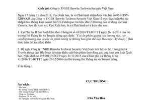 Công văn 54/CXBIPH-QLPH 2018 thủ tục nhập khẩu xuất bản phẩm không kinh doanh