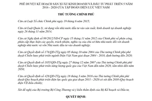 Quyết định 219/QĐ-TTg 2018 Kế hoạch sản xuất kinh doanh của Tập đoàn Điện lực Việt Nam