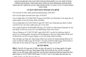 Quyết định 01/2018/QĐ-UBND sửa đổi Quyết định 32/2017/QĐ-UBND Quảng Bình