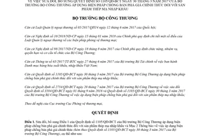 Quyết định 539/QĐ-BCT 2018 sửa đổi 1105/QĐ-BCT áp dụng biện pháp chống bán phá giá thép mạ