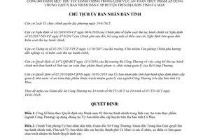 Quyết định 90/QĐ-UBND 2018 công bố danh mục thủ tục hành chính An toàn thực phẩm Cà Mau