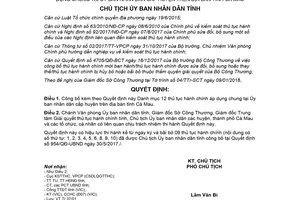 Quyết định 83/QĐ-UBND 2018 công bố thủ tục hành chính công thương Ủy ban cấp huyện Cà Mau