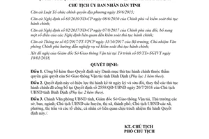 Quyết định 164/QĐ-UBND 2018 công bố thủ tục hành chính thuộc thẩm quyền Sở Giao thông Bình Định