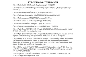 Quyết định 11/2018/QĐ-UBND quy chế quản lý hoạt động quảng cáo ngoài trời Hòa Bình