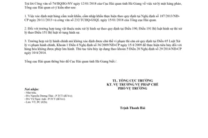 Công văn 970/TCHQ-PC 2018 thông báo xử lý mặt hàng pháo