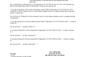 Công văn 41/CP-KTTH 2018 đính chính 151/2017/NĐ-CP quy định Luật Quản lý sử dụng tài sản công