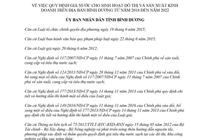 Quyết định 04/2018/QĐ-UBND quy định giá nước sinh hoạt đô thị sản xuất kinh doanh Bình Dương