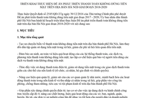 Kế hoạch 51/KH-UBND 2018 thực hiện Đề án phát triển thanh toán không dùng tiền mặt Hà Nội