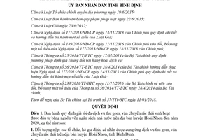 Quyết định 06/2018/QĐ-UBND giá tối đa dịch vụ vận chuyển rác thải sinh hoạt Hoài Nhơn Bình Định