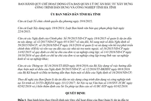 Quyết định 06/2018/QĐ-UBND Ban Quản lý dự án đầu tư xây dựng công trình dân dụng Hà Tĩnh