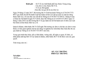 Công văn 218/KCB-PHCN&GĐ 2018 thực hiện 56/2017/TT-BYT thi hành Luật bảo hiểm xã hội