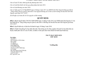 Quyết định 04/2018/QĐ-UBND bãi bỏ 09/2012/QĐ-UBND quản lý nhà nước khoáng sản Thái Nguyên