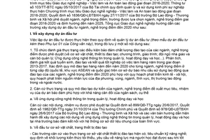 Công văn 137/TCGDNN-BQL 2018 hướng dẫn xây dựng Dự án đầu tư ngành nghề trọng điểm