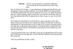 Công văn 552/BTP-PBGDPL 2018 kết quả hoạt động Hội đồng phối hợp phổ biến giáo dục pháp luật