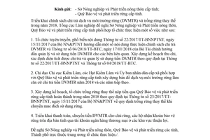 Công văn 251/TCLN -KHTC 2018 chính sách chi trả dịch vụ môi trường rừng trồng rừng thay thế