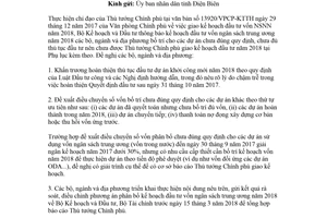 Công văn 1283/BKHĐT-TH 2018 rà soát điều chỉnh số vốn chưa được giao kế hoạch đầu tư