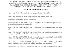 Quyết định 06/2018/QĐ-UBND sửa đổi Quy định bồi thường khi Nhà nước thu hồi đất Đắk Nông
