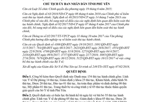 Quyết định 447/QĐ-UBND 2018 công bố thủ tục hành chính thuộc thẩm quyền Sở Y tế Phú Yên