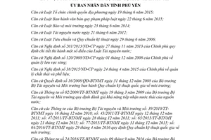 Quyết định 08/2018/QĐ-UBND phân vùng nguồn tiếp nhận nước thải thuộc lưu vực sông Ba Phú Yên