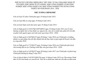 Quyết định 351/QĐ-TTg 2018 phê duyệt Chương trình mục tiêu đầu tư hạ tầng khu kinh tế ven biển