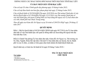 Quyết định 16/2018/QĐ-UBND bãi bỏ Quyết định 09/2014/QĐ-UBND Bạc Liêu