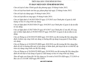 Quyết định 14/2018/QĐ-UBND quản lý nhà nước đầu tư bảo trì công trình xây dựng Bình Dương