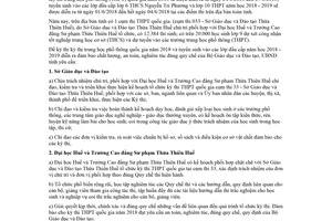 Chỉ thị 10/CT-UBND 2018 kỳ thi trung học phổ thông quốc gia tuyển sinh vào các lớp đầu cấp Huế