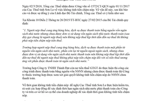 Công văn 1762/TCT-QLN 2018 không tính tiền chậm nộp
