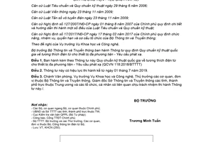 Thông tư 08/2018/TT-BTTTT Quy chuẩn kỹ thuật về tương thích điện từ cho thiết bị đa phương tiện