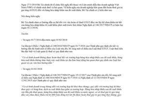 Công văn 5537/BTC-CST 2018 kiến nghị hoàn thuế giá trị gia tăng hàng nhập khẩu sau đó xuất khẩu