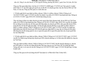 Công văn 2851/TCHQ-GSQL 2018 giải quyết ưu đãi chuyên gia làm việc cho Dự án ODA tại Việt Nam