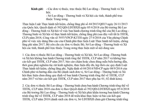 Công văn 2134/LĐTBXH-KHTC 2018 thực hiện pháp luật Thực hành tiết kiệm chống lãng phí