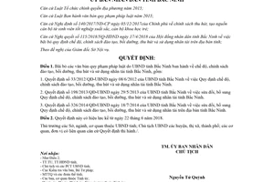 Quyết định 14/2018/QĐ-UBND bãi bỏ văn bản chính sách đào tạo thu hút sử dụng nhân tài Bắc Ninh