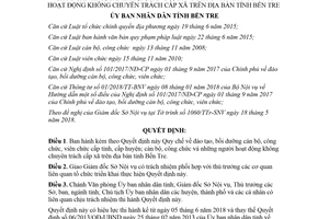 Quyết định 25/2018/QĐ-UBND Quy chế đào tạo bồi dưỡng cán bộ công chức viên chức Bến Tre