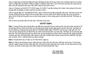 Quyết định 963/QĐ-UBND 2018 công bố mới bãi bỏ thủ tục hành chính du lịch Trà Vinh