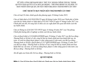 Quyết định 1294/QĐ-UBND 2018 công bố thủ tục hành chính thuộc thẩm quyền Sở Lao động Cần Thơ