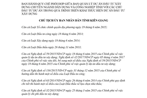 Quyết định 1250/QĐ-UBND 2018 Ban Quản lý Dự án đầu tư xây dựng ngành dân dụng Kiên Giang