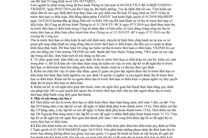 Hướng dẫn 26/HD-VKSTC 2018 triển khai kiểm sát tha tù trước thời hạn có điều kiện