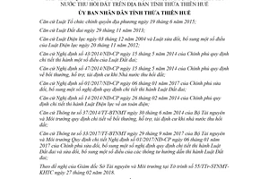 Quyết định 37/2018/QĐ-UBND bồi thường hỗ trợ tái định cư khi Nhà nước thu hồi đất