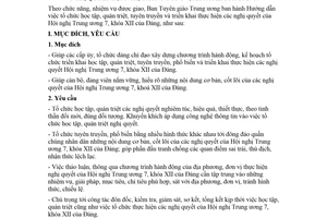 Hướng dẫn 65-HD/BTGTW 2018 học tập tuyên truyền thực hiện nghị quyết Hội nghị Trung ương 7