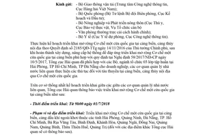 Công văn 3731/TCHQ-CNTT 2018 triển khai mở rộng Cơ chế một cửa quốc gia