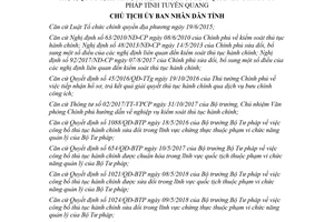 Quyết định 636/QĐ-UBND 2018 công bố 25 thủ tục chứng thực quốc tịch Sở Tư pháp Tuyên Quang