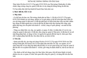 Kế hoạch 61/KH-UBND 2018 thực hiện Chỉ thị 01/CT-TTg tăng cường quản lý đất đai Tuyên Quang