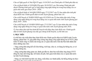 Kế hoạch 63/KH-UBND 2018 thực hiện Kiến trúc Chính quyền điện tử Tuyên Quang