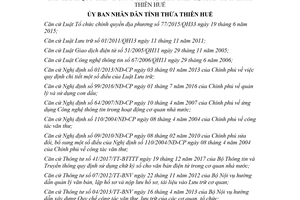Quyết định 40/2018/QĐ-UBND quy chế về công tác văn thư Huế