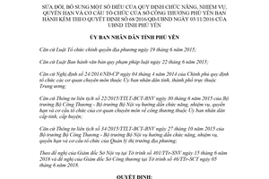 Quyết định 23/2018/QĐ-UBND sửa đổi Quyết định 68/2016/QĐ-UBND Phú Yên