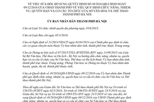 Quyết định 15/2018/QĐ-UBND sửa đổi Quyết định 49/2016/QĐ-UBND Hà Nội